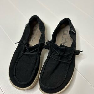 Hey Dude Women’s Black Slip Ons